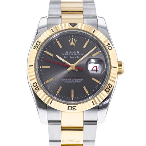 rolex turn o graph 116263|rolex thunderbird bezel.